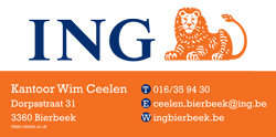 Logo Wim Ceelen ING Bierbeek