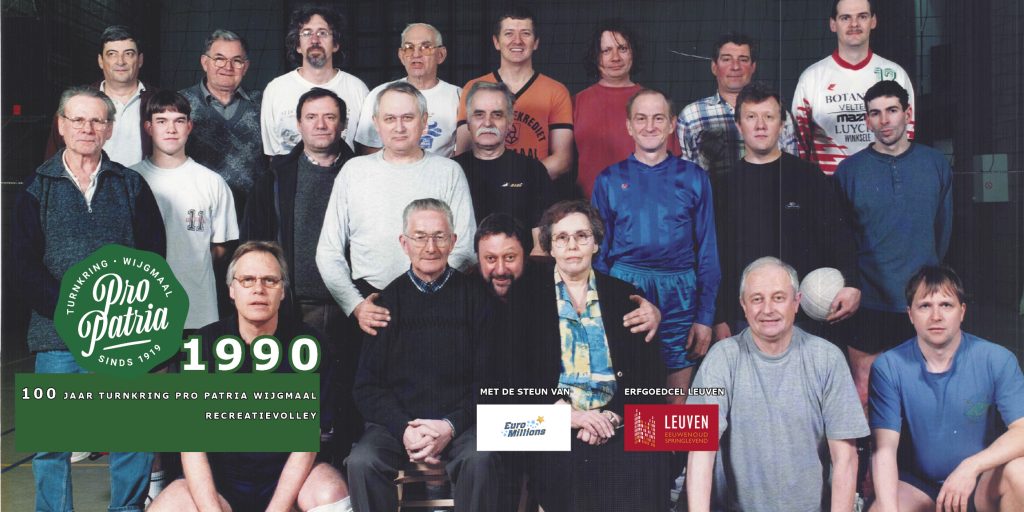 PPW 100 - groepsfoto groep veteranen - 1990